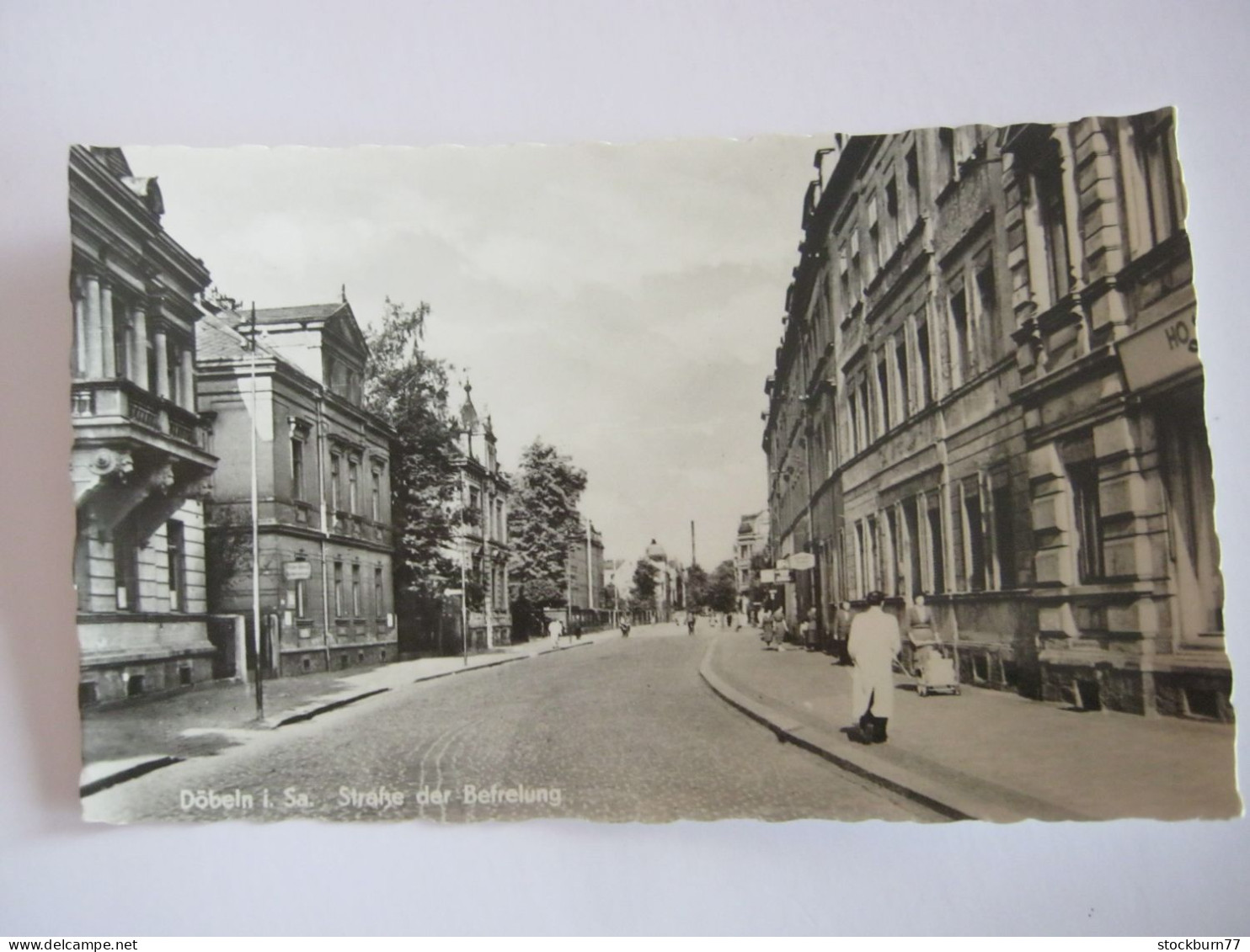 DÖBELN , Strasse, Schöne  Ansichtskarte Um 1960 - Döbeln