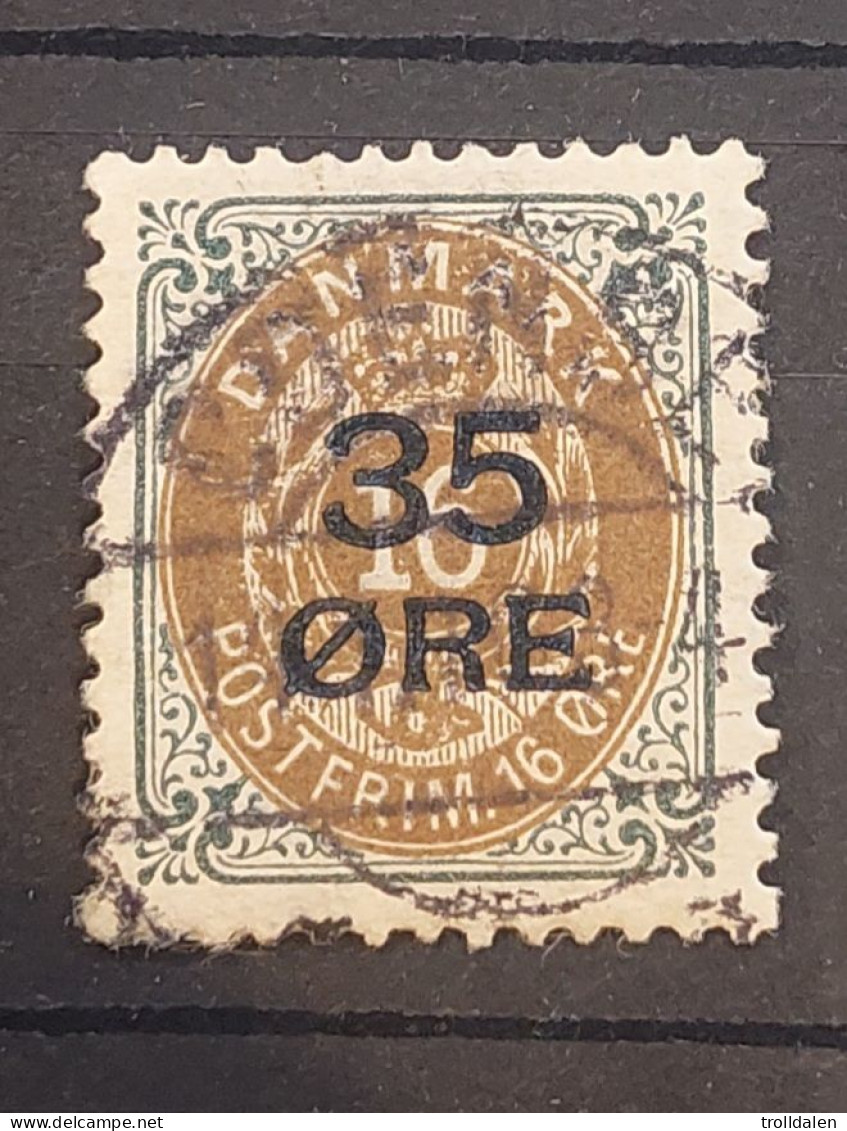 Denmark Mi Nr 60 I ,1912 ( Normal Frame) , Used - Used Stamps