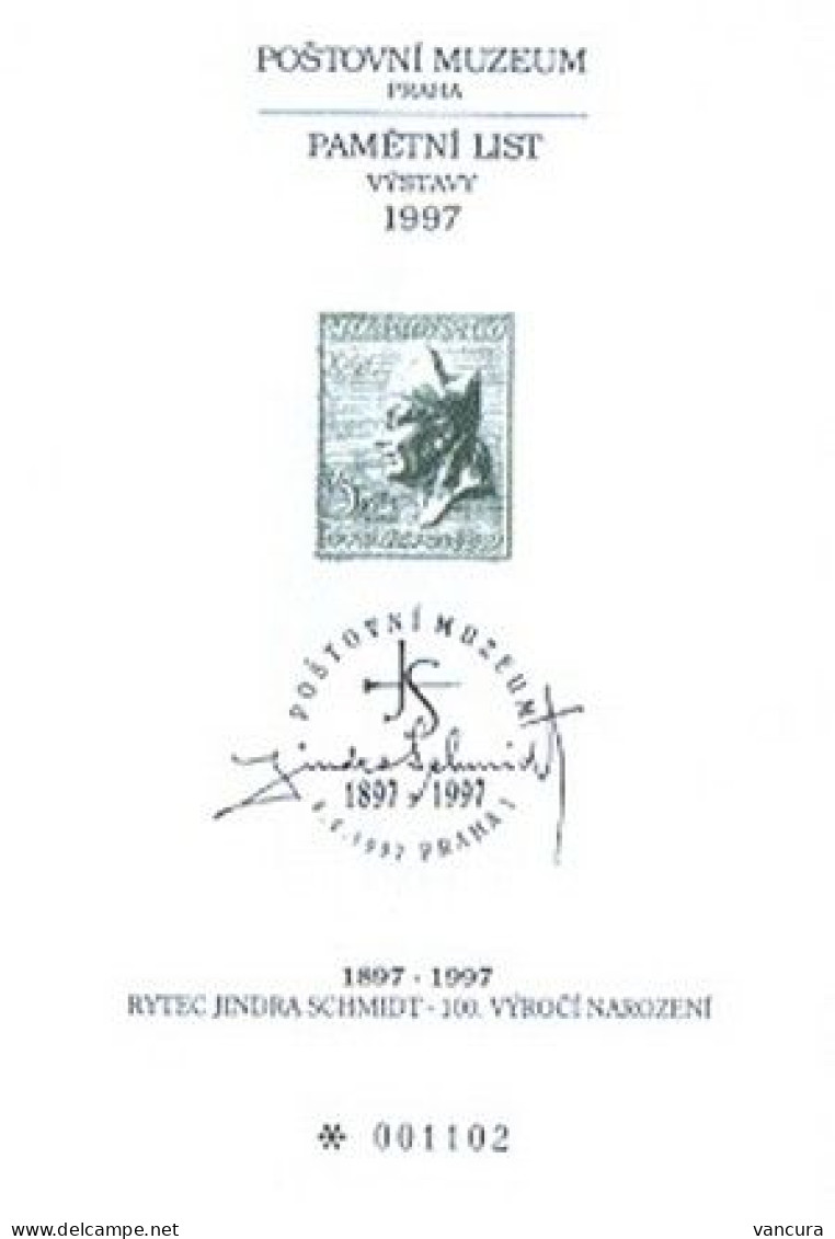 Blackprint PTM 8 Czech RepublicSt. Adalbert (Vojtech) 1996 - Gravuren