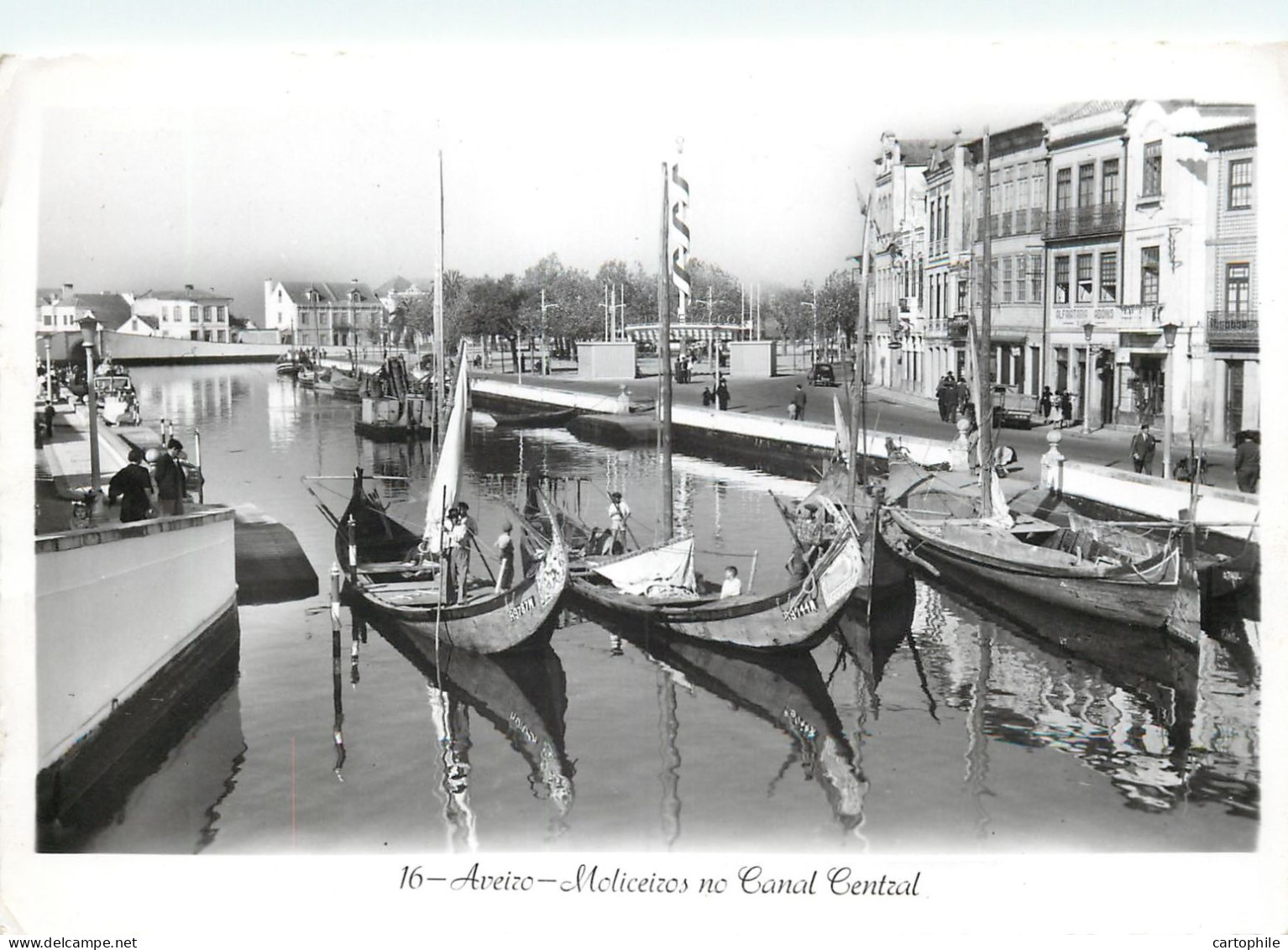 Portugal - Aveiro - Moliceiros No Canal Central Em 1958 - Aveiro