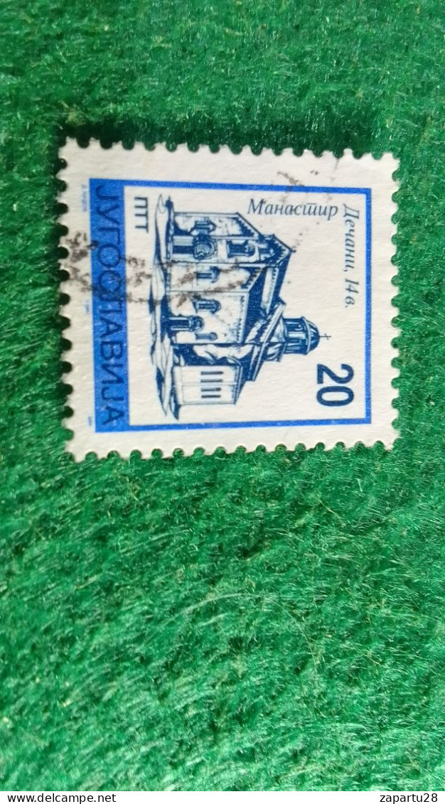 YOGUSLAVYA --1980-89         20 DİN       USED - Used Stamps
