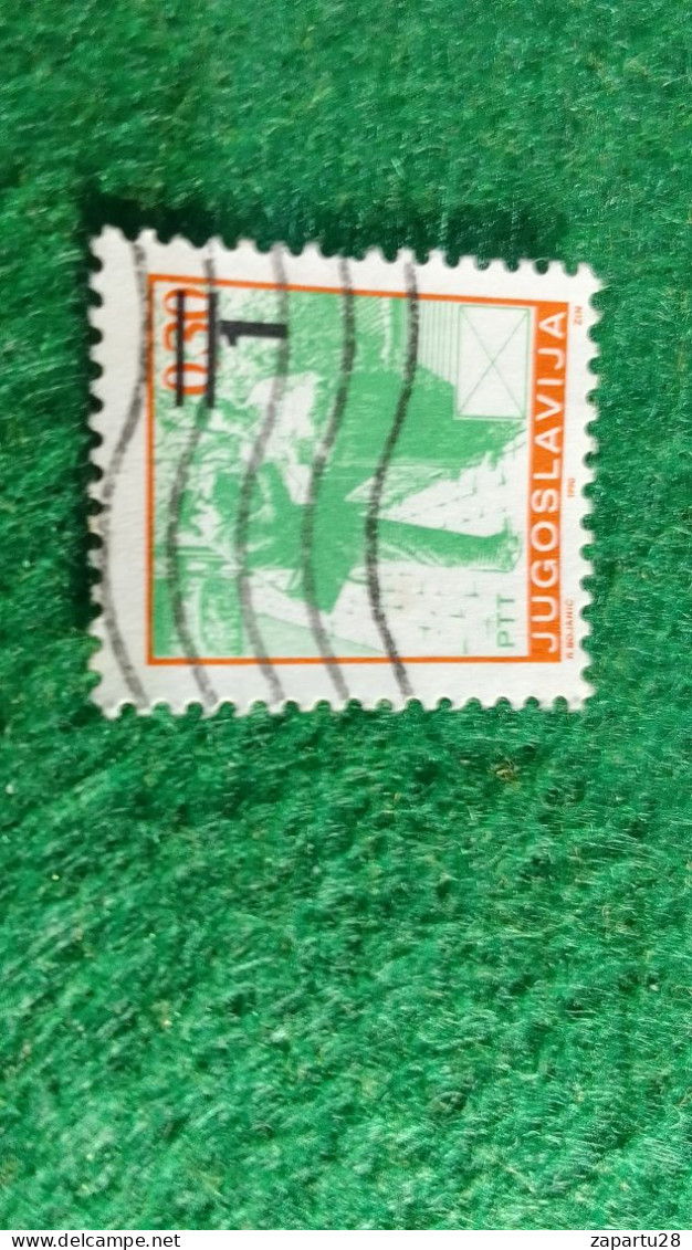 YOGUSLAVYA --1980-89         1 DİN       USED - Used Stamps