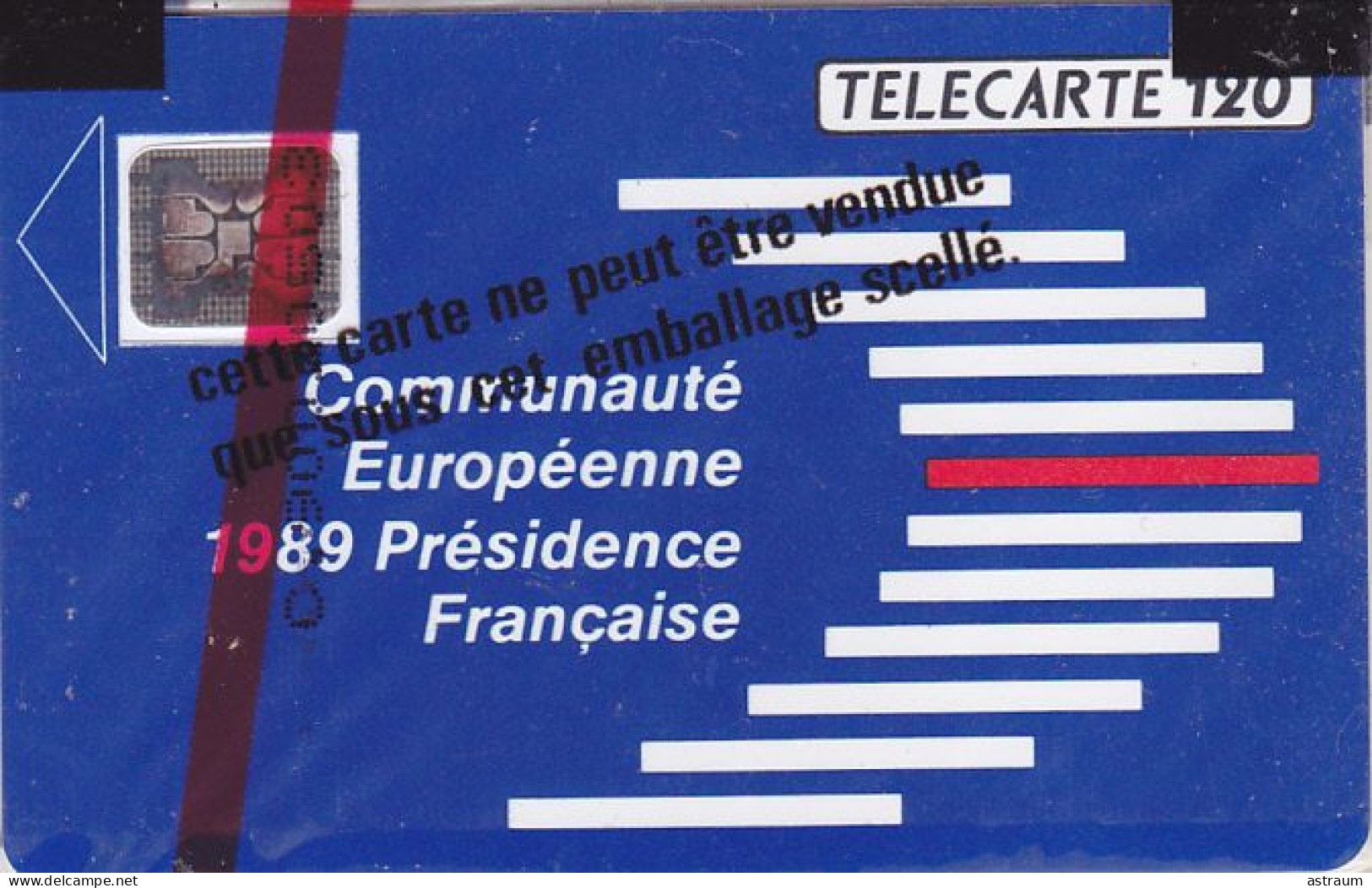 Telecarte Publique F108b NSB - Communauté Europeenne - 120 U - Sc5an - 1989 - 1989