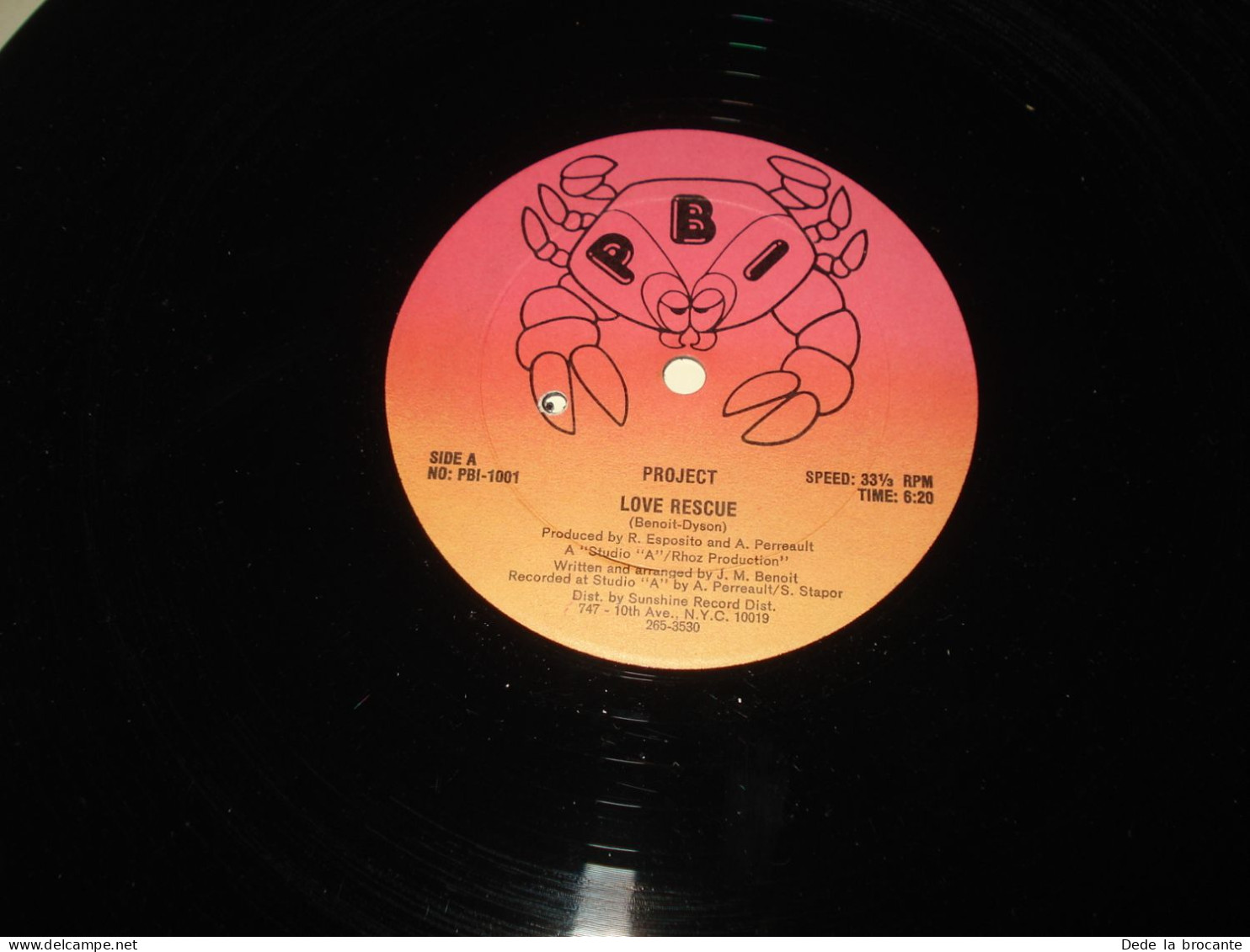 B12 / Project – Love Rescue - LP - P.B.I. Records – PBI-1001 -- US 1981   M/EX - Disco & Pop