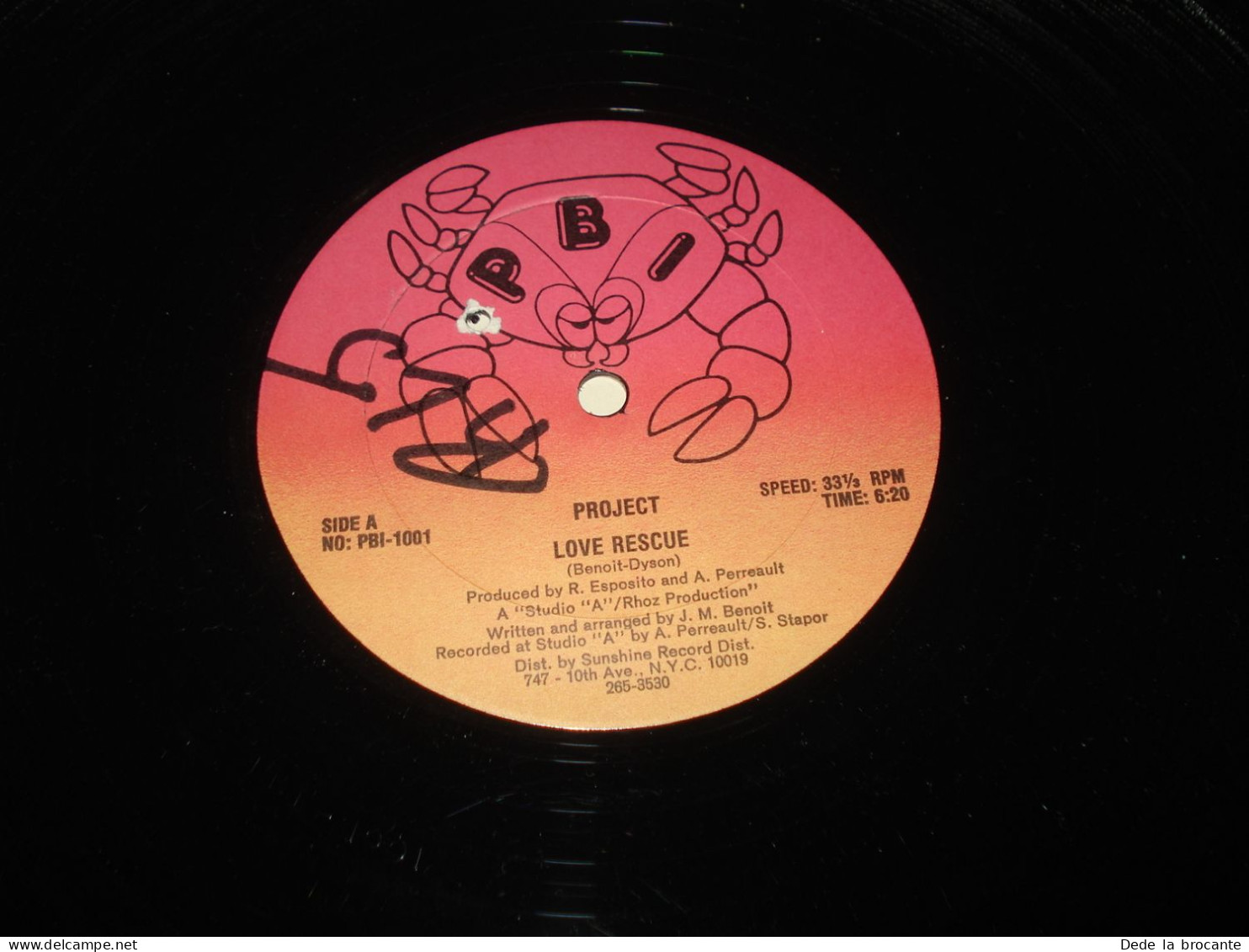 B12 / Project – Love Rescue - LP - P.B.I. Records – PBI-1001 -- US 1981   M/EX - Disco, Pop