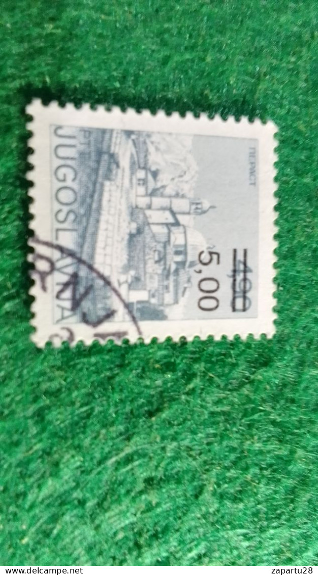 YOGUSLAVYA --1980-89         5 DİN       USED - Used Stamps