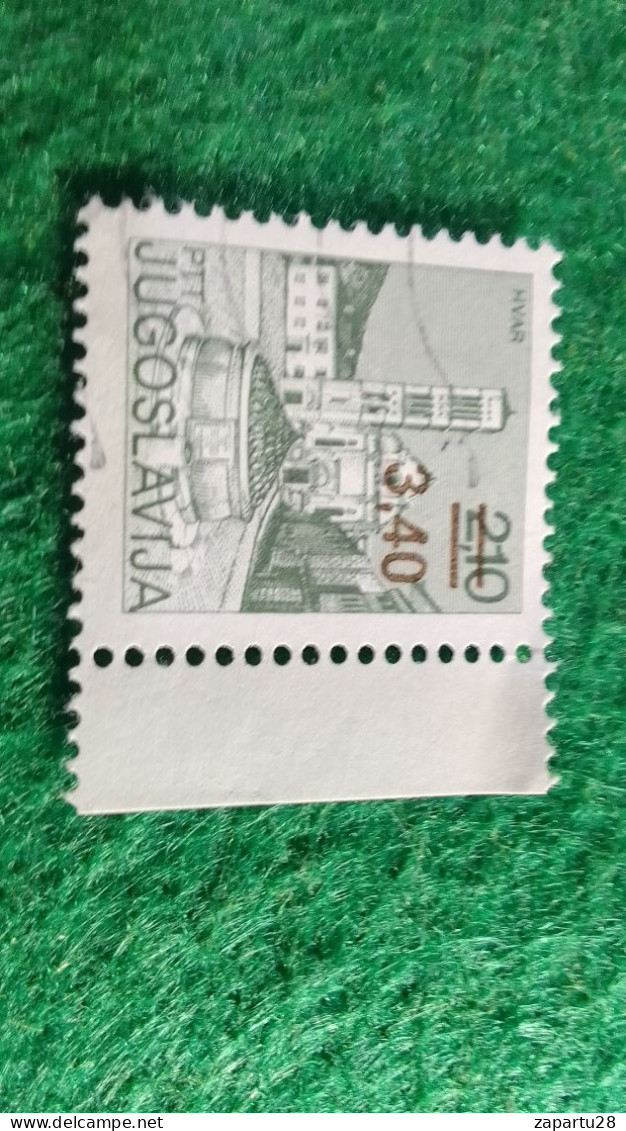 YOGUSLAVYA --1980-89         3.40 DİN       USED - Used Stamps