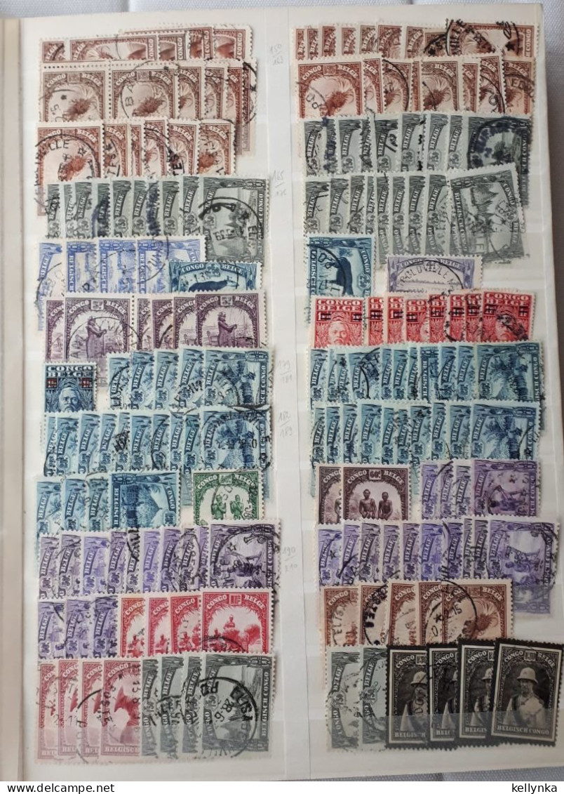 [3587] Congo Belge - Congo - Accumulation De Timbres Oblitérés (9 Photos) - Collezioni