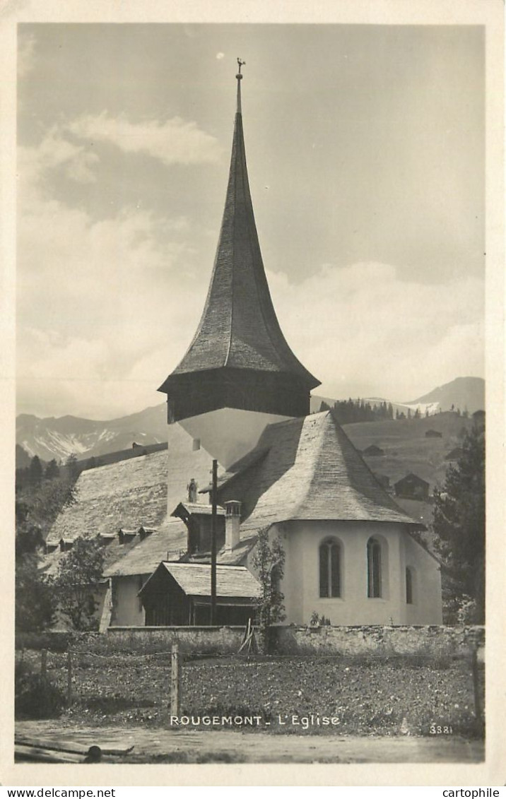 Suisse - Rougemont - L'eglise - Rougemont