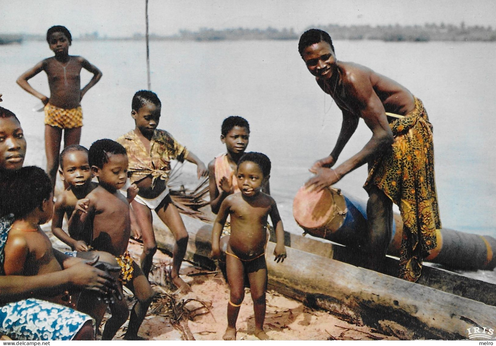 CPSM - Afrique En Couleurs -Africa In Colour- L'Ecole Du Rythme (musique Enfant Enfants (écrite Timb 1972) - Togo