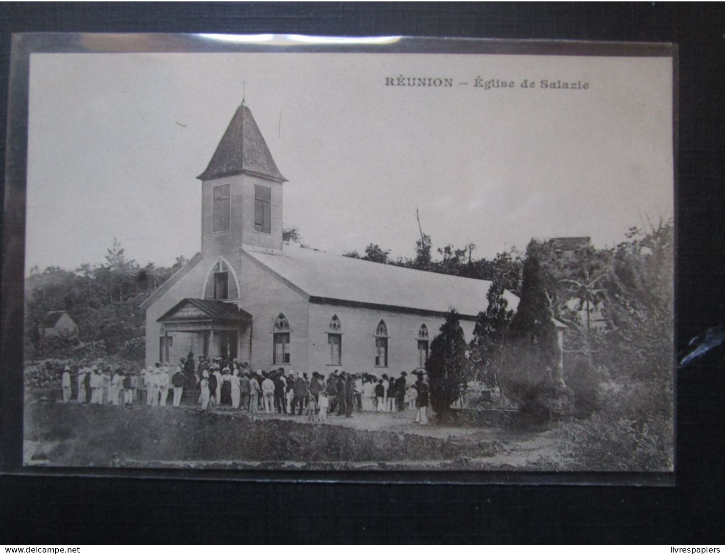 Reunion Eglise Salazie Cpa - Autres & Non Classés