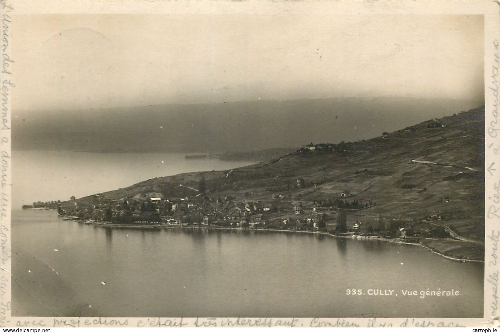 Suisse - Cully - Vue Generale En 1931 - Cully