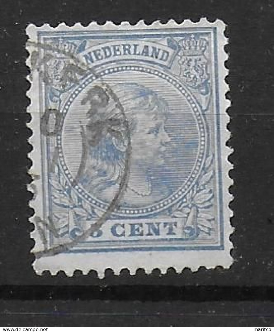 Netherlands 1891 Nr 35 N26 PM12 Error Plattenfehler Plaatfout - Errors & Oddities