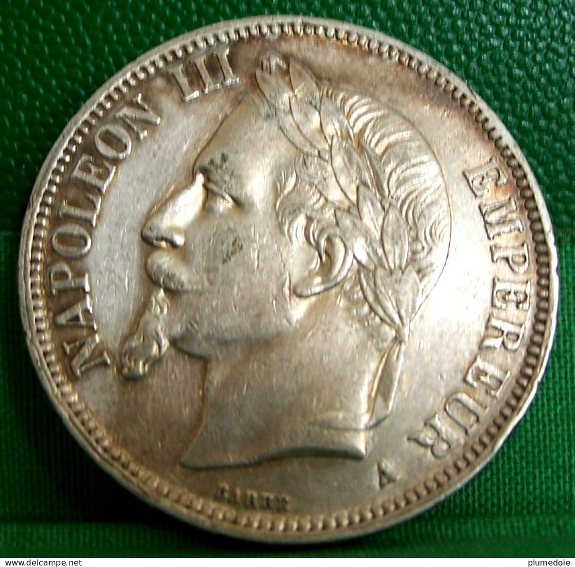 MONNAIE ARGENT 5 FRANCS 1867 A PARIS NAPOLEON III TÊTE LAUREE SECOND EMPIRE ANTIQUE SILVER COIN - 5 Francs