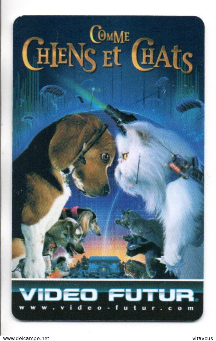 VIDÉO FUTUR   Carte Collector France Comme Chiens Et Chat Card (J 995) - Collectors