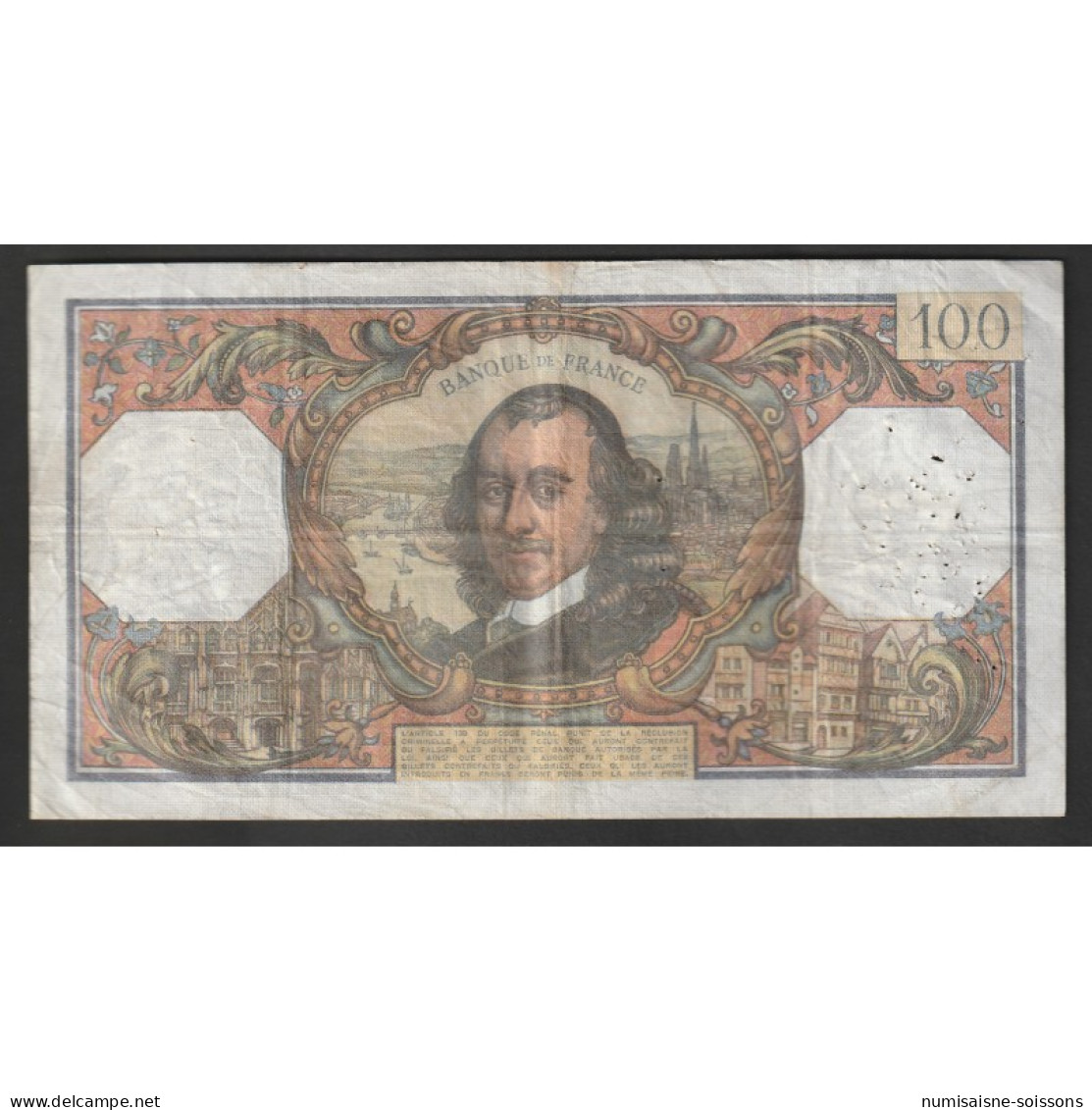 FAY 65/46 - 100 FRANCS CORNEILLE - 04/07/1974 - X.809 - PICK 149 - 100 F 1964-1979 ''Corneille''