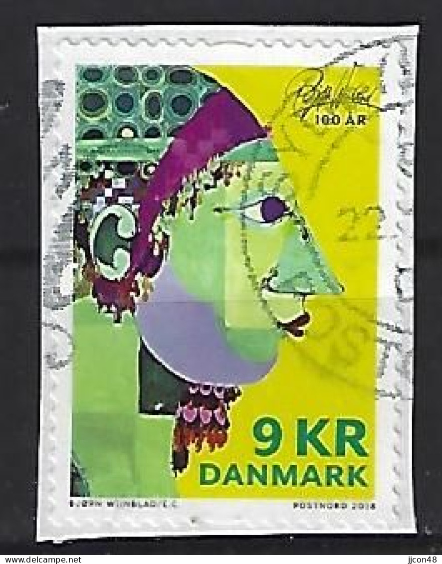 Denmark 2018  Bjorn Wilnblad (o) Mi.1938 - Usado