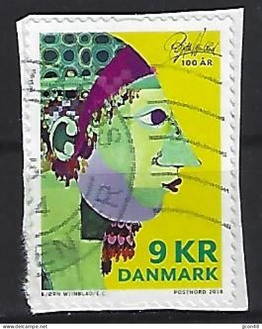 Denmark 2018  Bjorn Wilnblad (o) Mi.1938 - Oblitérés