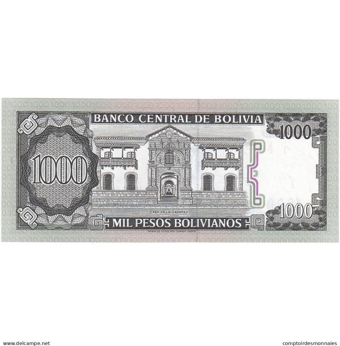 Bolivie, 1000 Pesos Bolivianos, 1982, 1982-06-25, KM:167a, NEUF - Bolivië