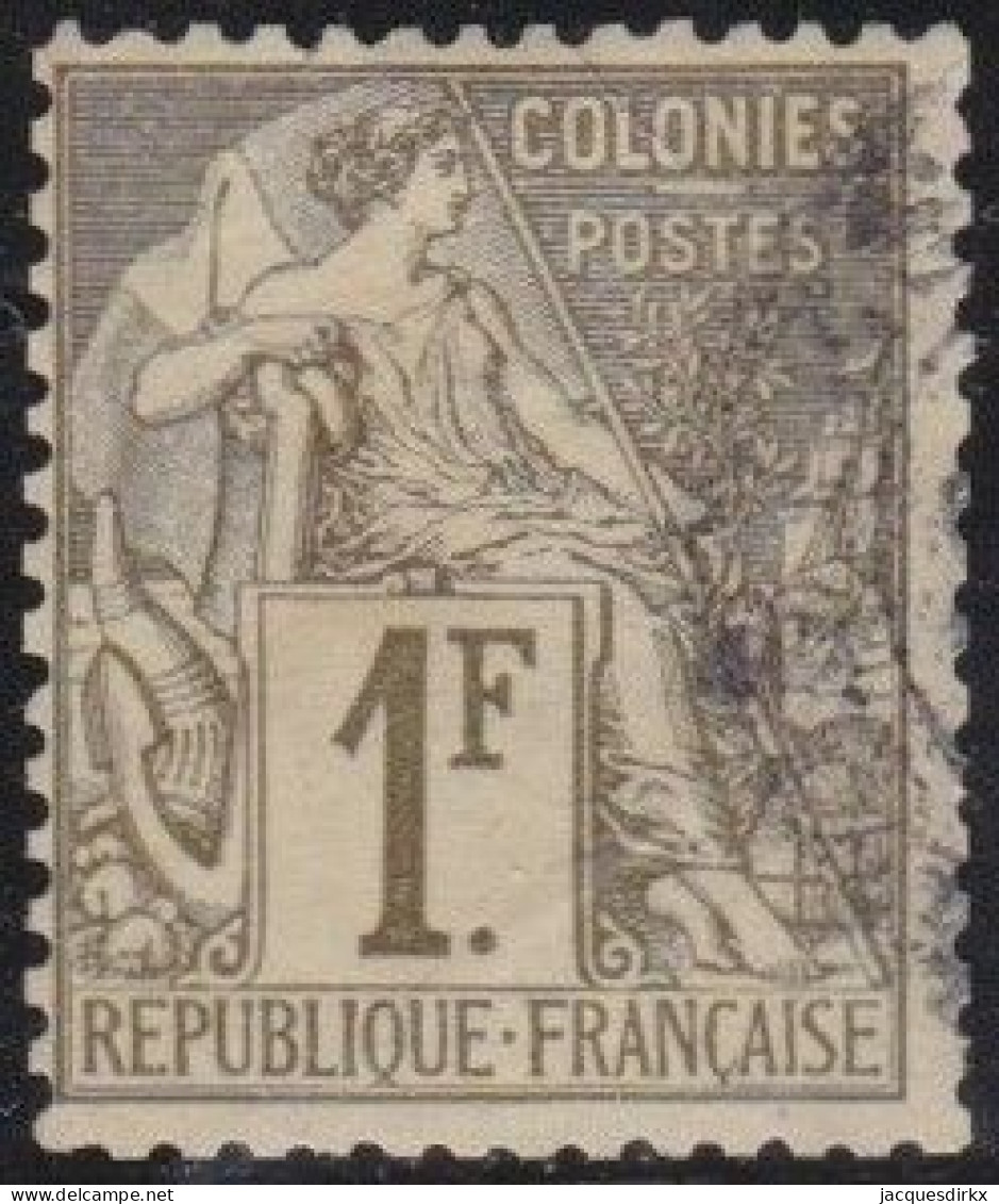 France  - Colonies  .  Y&T   .     59  (2 Scans)        .   O      .    Oblitéré - Sage