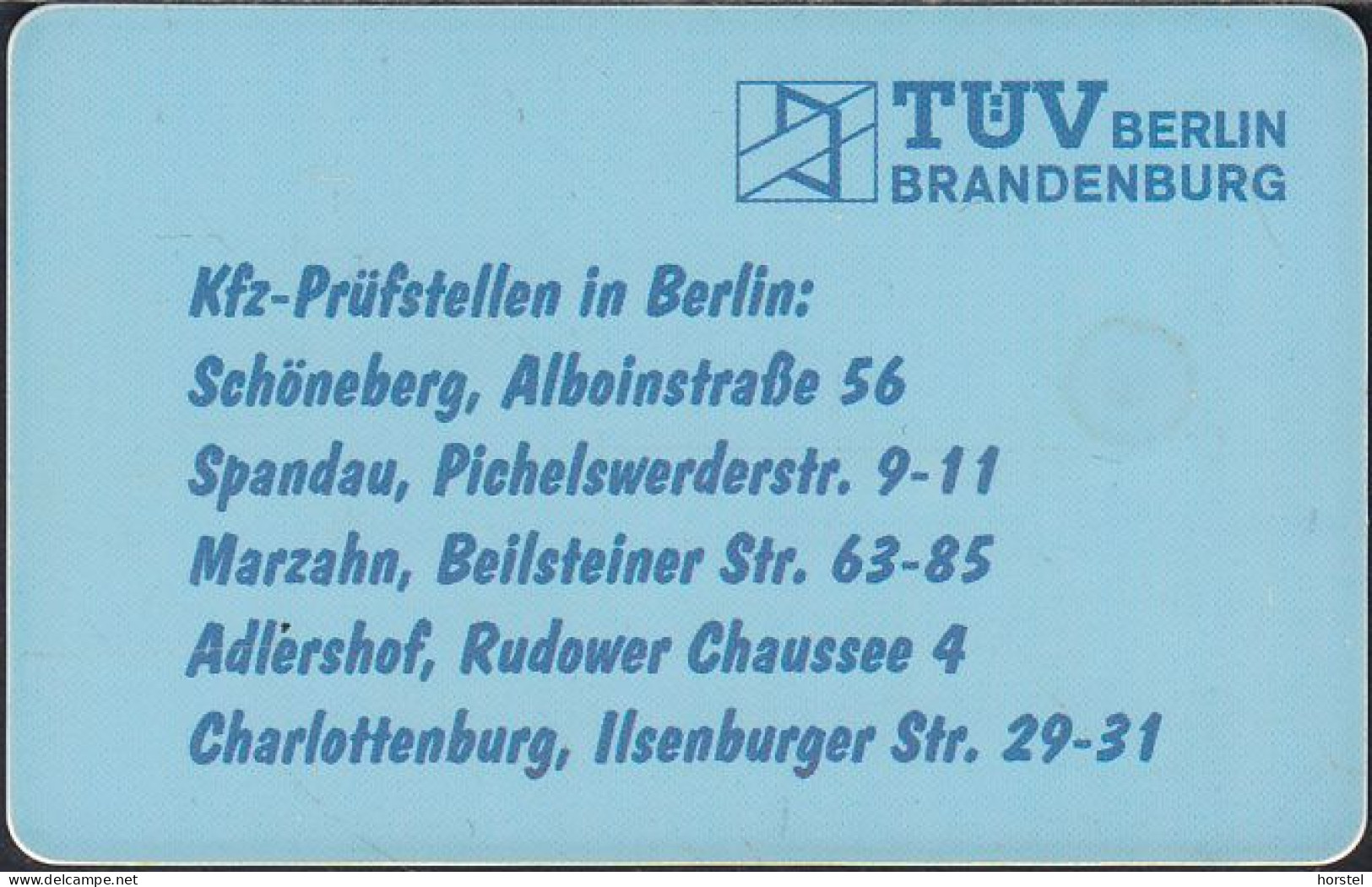 GERMANY R08/97 TÜV Berlin Brandenburg - R-Series: Regionale Schalterserie