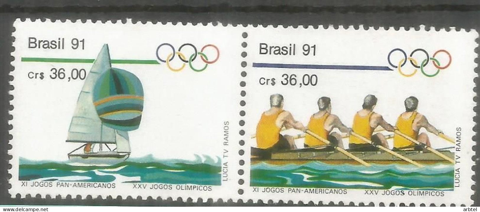 BRASIL DEPORTE VELA REMO SAIL ROWING - Aviron