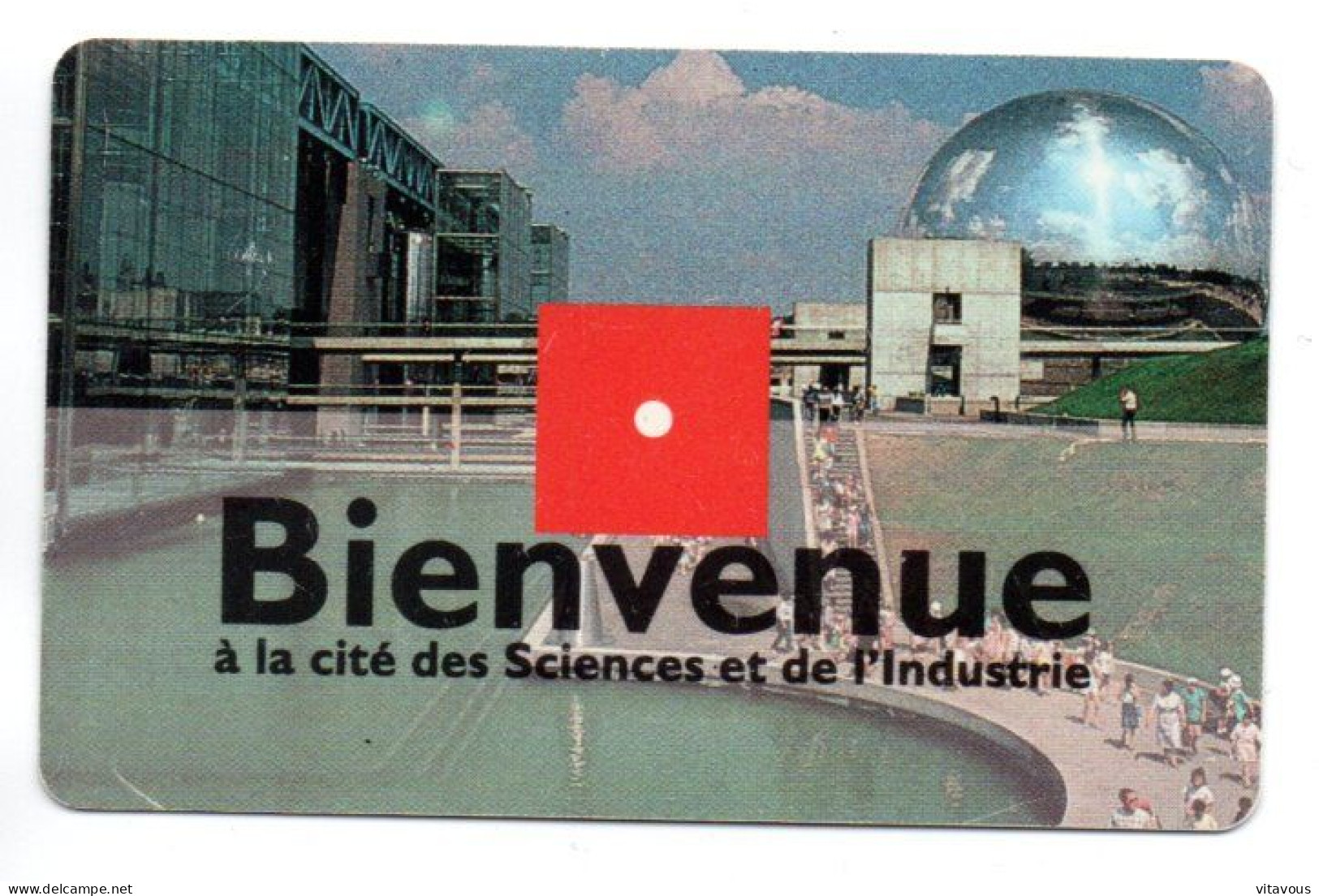 Géode Cité Des Sciences Carte Ticket France Card (J 997) - Otros & Sin Clasificación