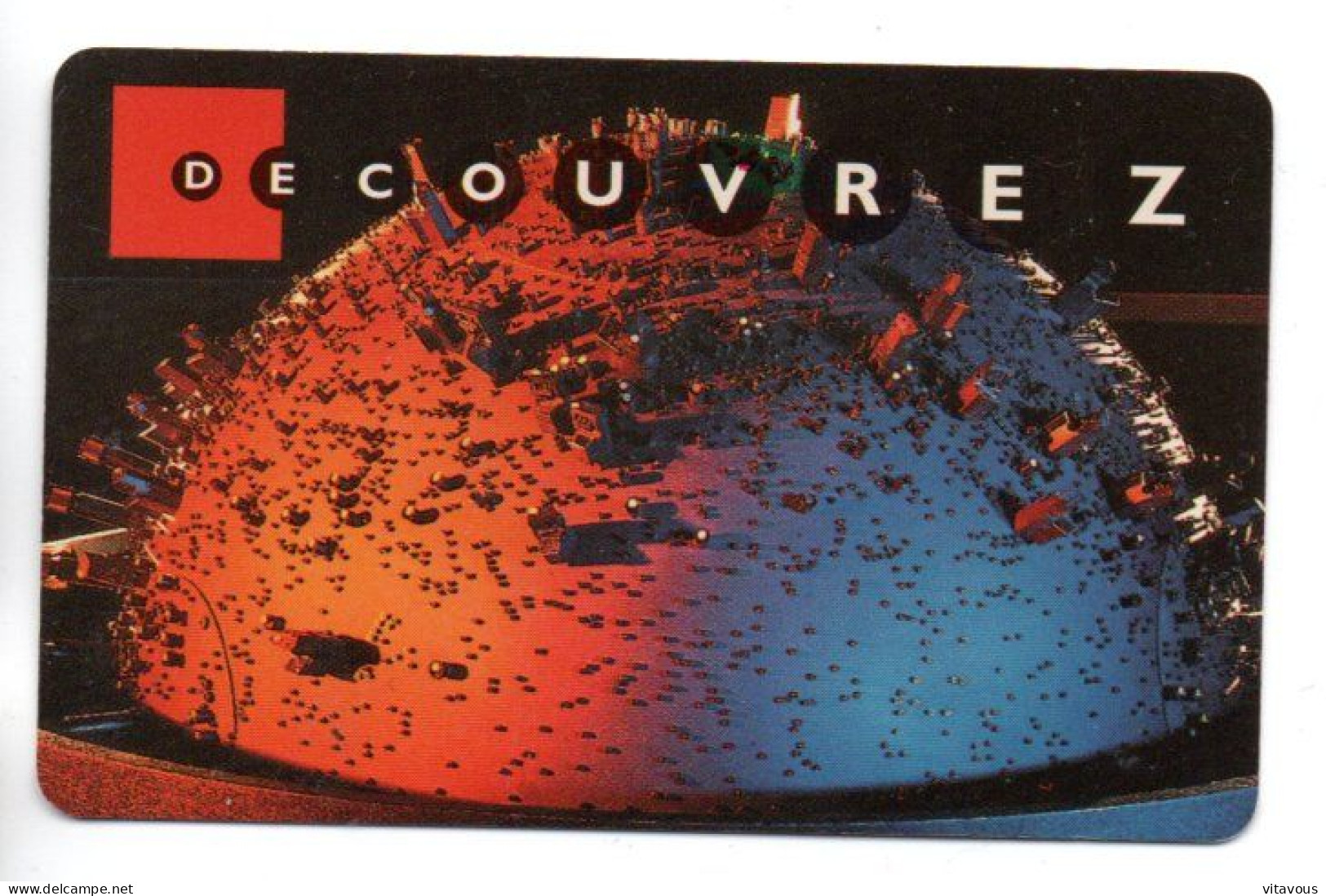 Découvrez La Géode Cité Des Sciences Carte Ticket France Card (J 999) - Other & Unclassified