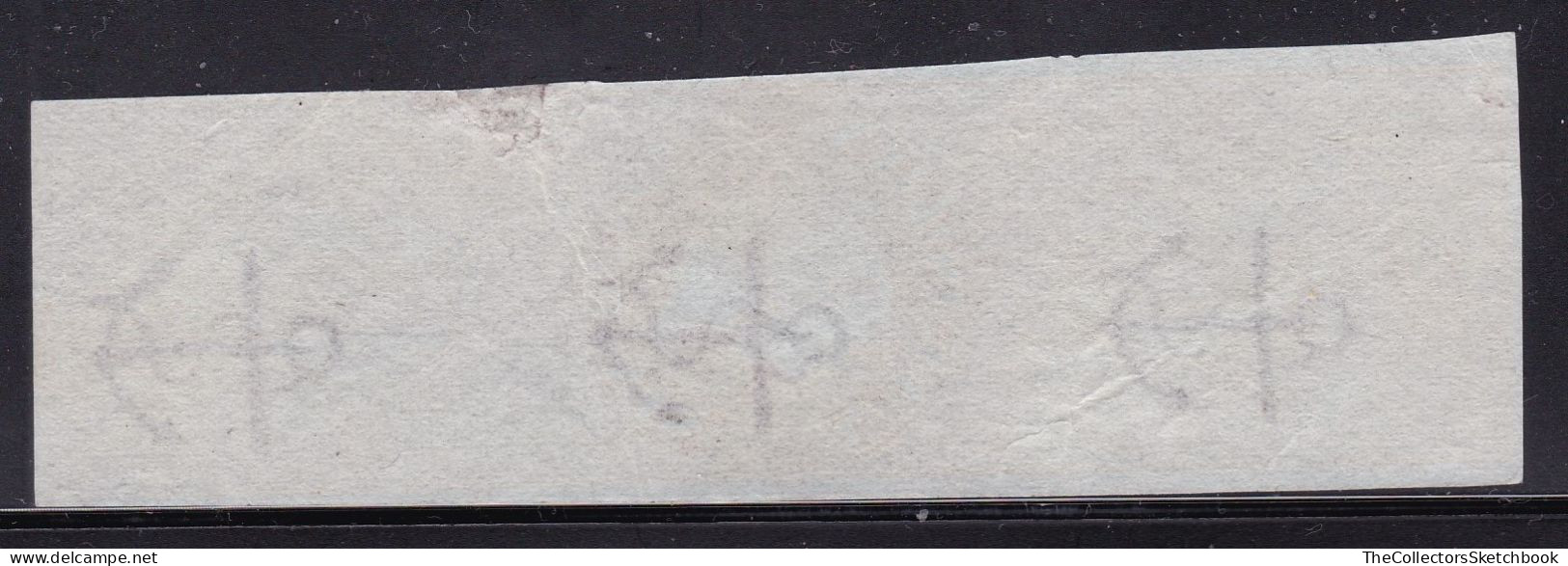 GB Fiscals / Revenues Life Policy 6d -  Red - Brown Barefoot 28. Watermark Simple Anchor.  Average Used - Steuermarken