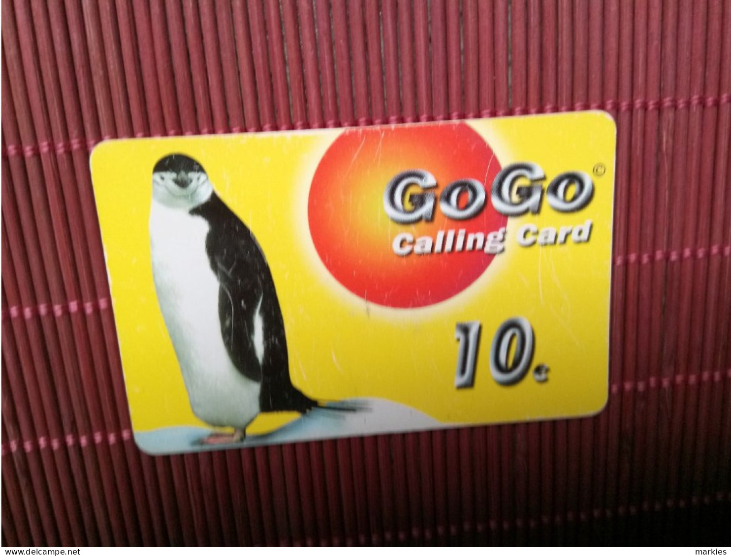 Pinguin  Phonecard  Mint 2 Photos  Rare - Avions