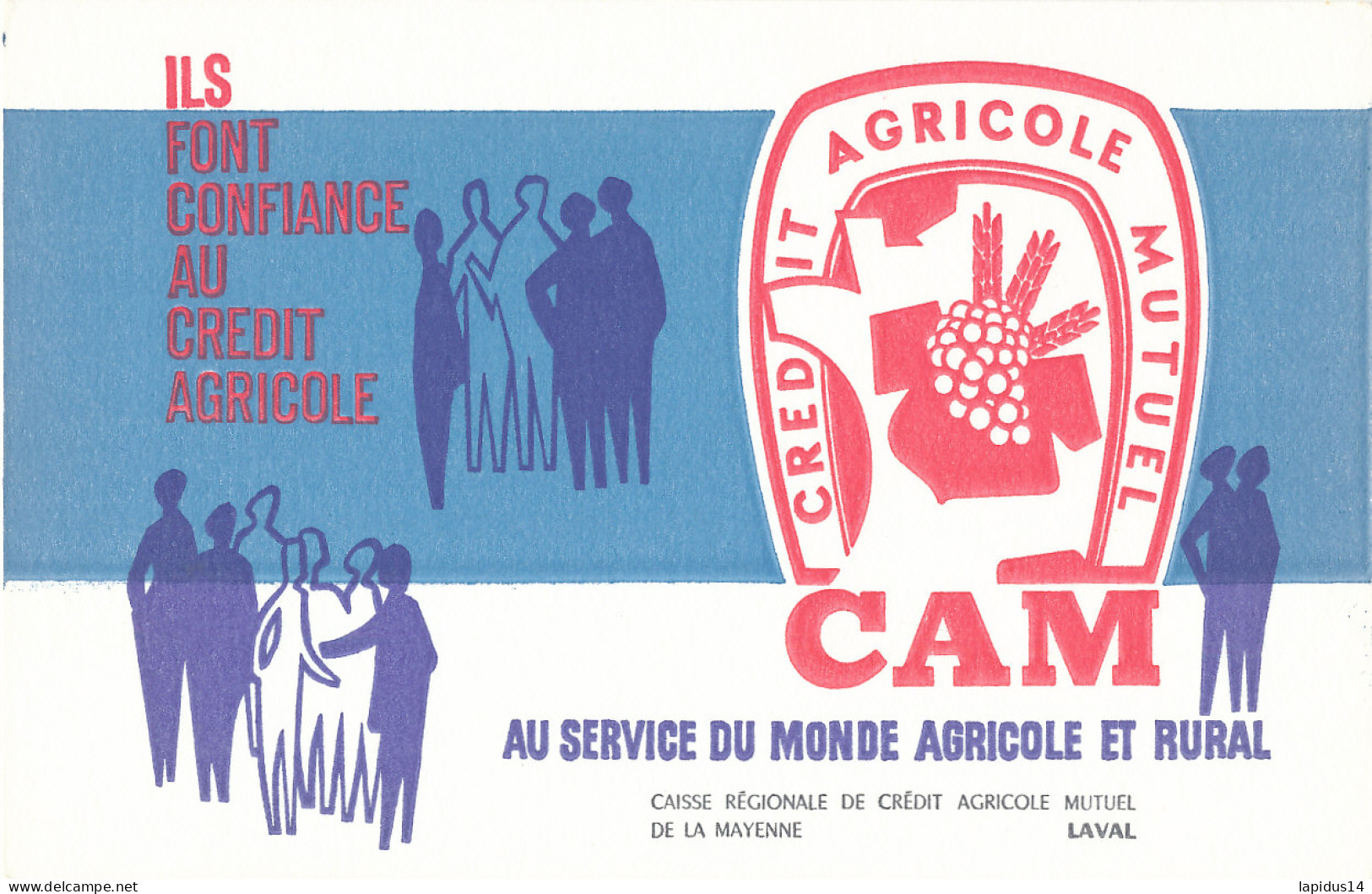 BU 2693 A /   BUVARD  - CREDIT AGRICOLE MUTUEL    ( 21,00 Cm X 13,50 Cm) - Banco & Caja De Ahorros