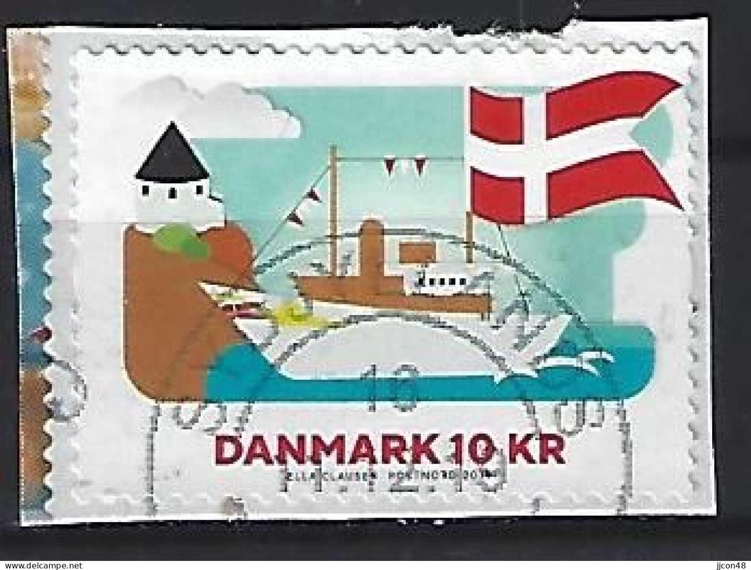 Denmark 2019  National Flag (o) Mi.1966 - Usado