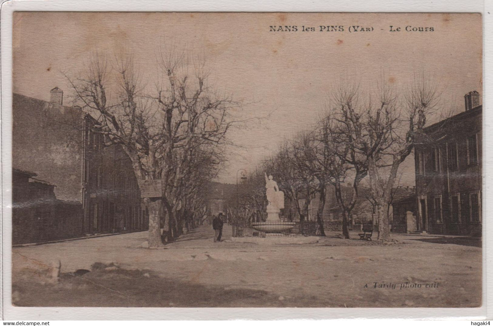 CPA83 : NANS Les PINS (Var) - Le Cours - Ed. A.Tardy - - Nans-les-Pins