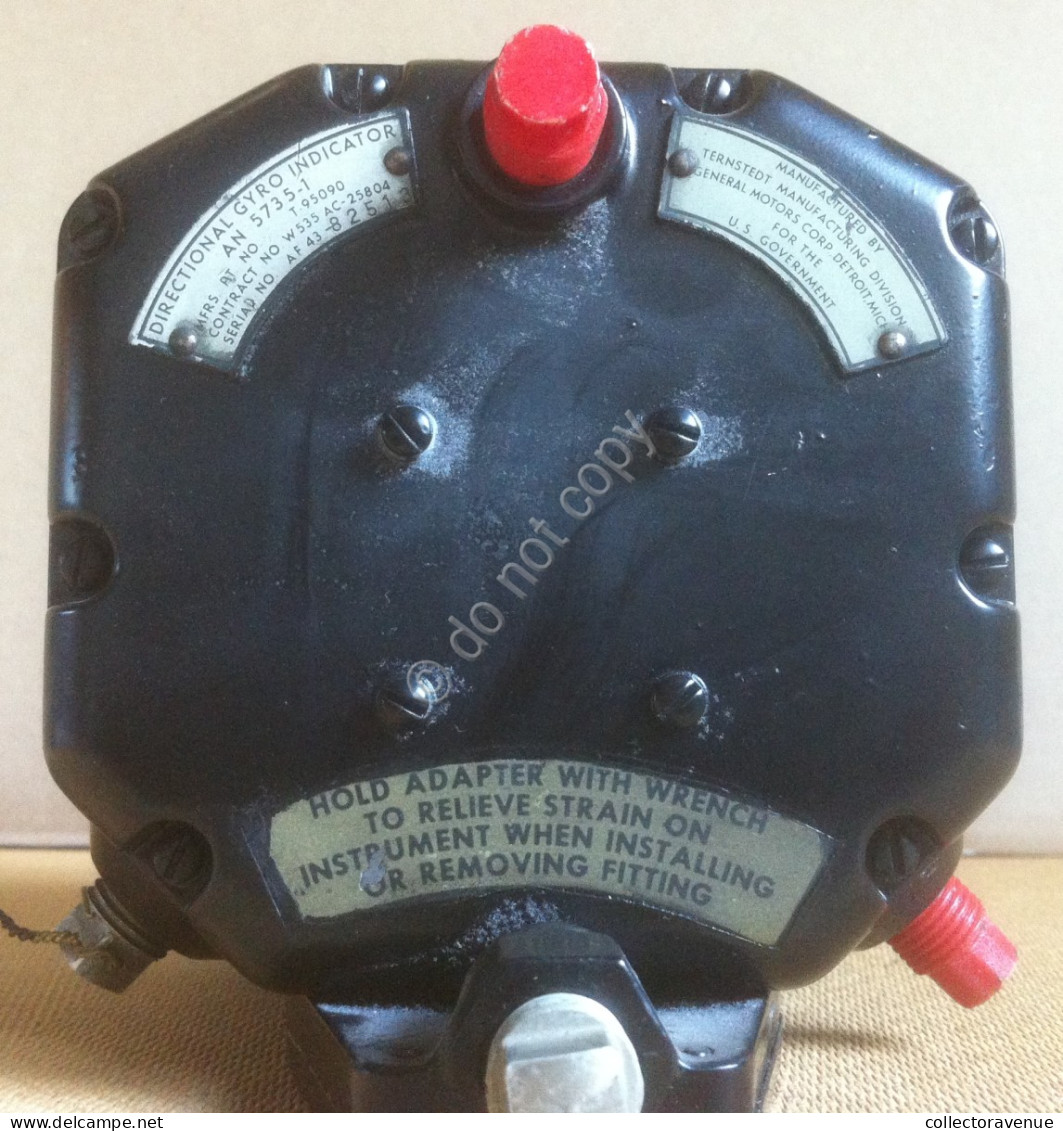Strumento Aeronautica Vintage - Sperry - Bussola Giroscopica - Gyro Indicator