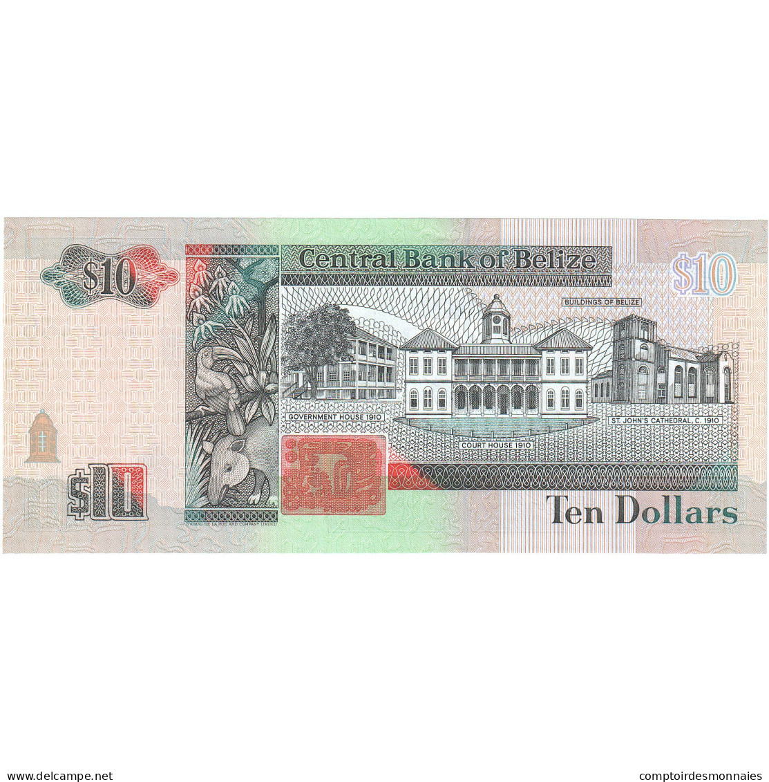 Belize, 10 Dollars, 1996, 1996-03-01, KM:59, NEUF - Belice