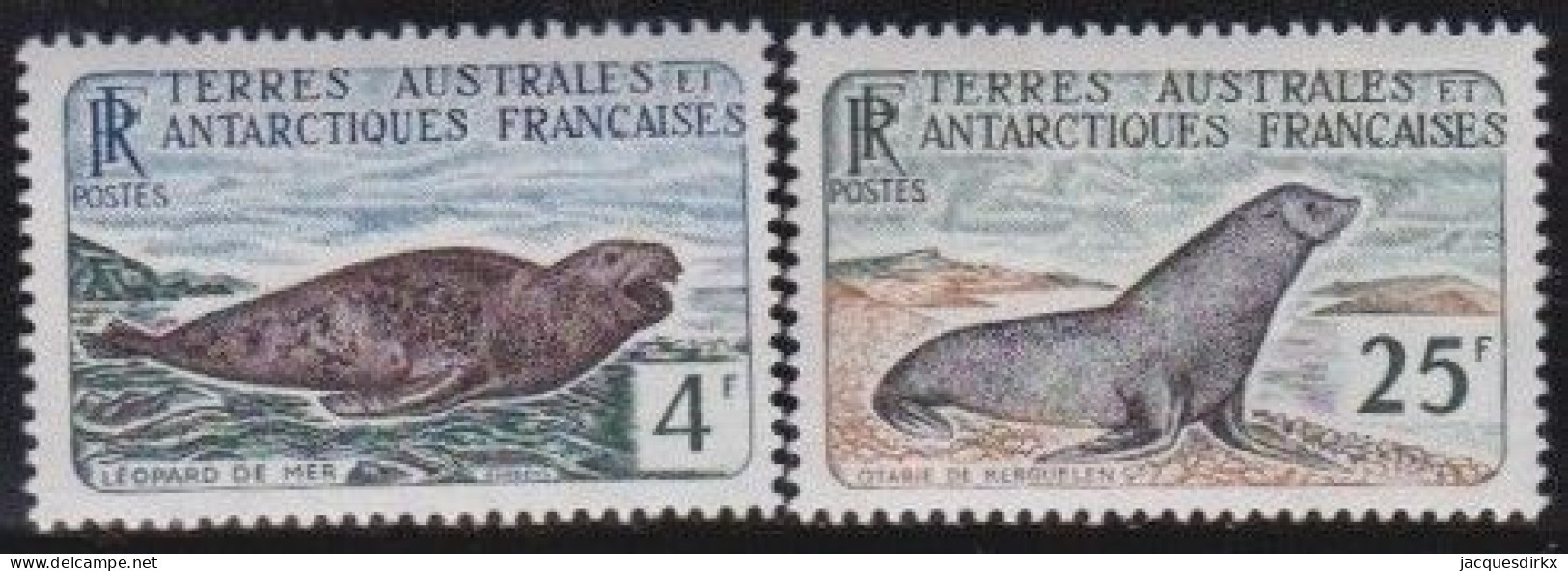 Antartique   .  Y&T   .     20/21      .   **       .    Neuf Avec Gomme Et SANS Charnière - Unused Stamps