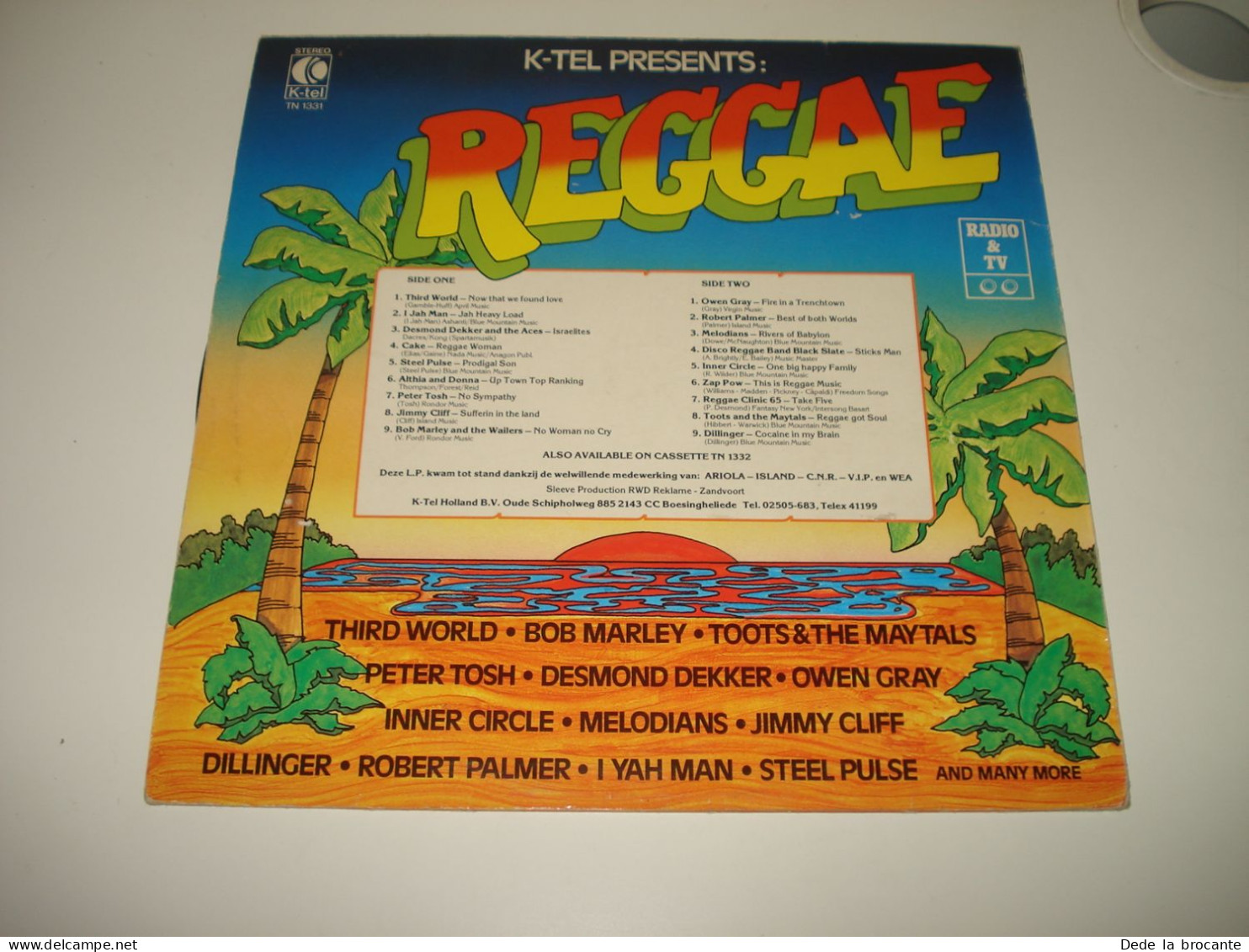 B12 / Compilation – Reggae - LP - K Tel – TN 1331 -- Holland 1979   EX/VG - Reggae