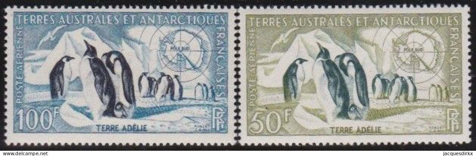 Antartique   .  Y&T   .    8/9      .   **       .    Neuf Avec Gomme Et SANS Charnière - Unused Stamps