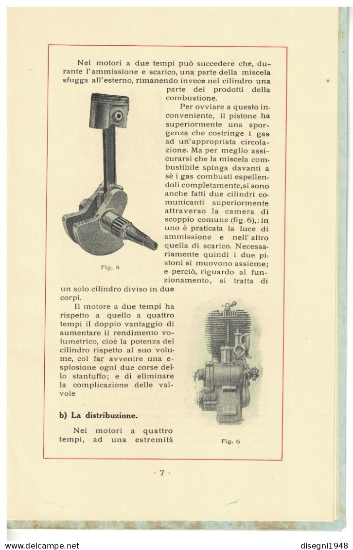 12525 "COME SI LUBRIFICA LA MOTOCICLETTA - SOCIETA' NAFTA - GENOVA"  OPUSCOLO ORIG. - Otros & Sin Clasificación