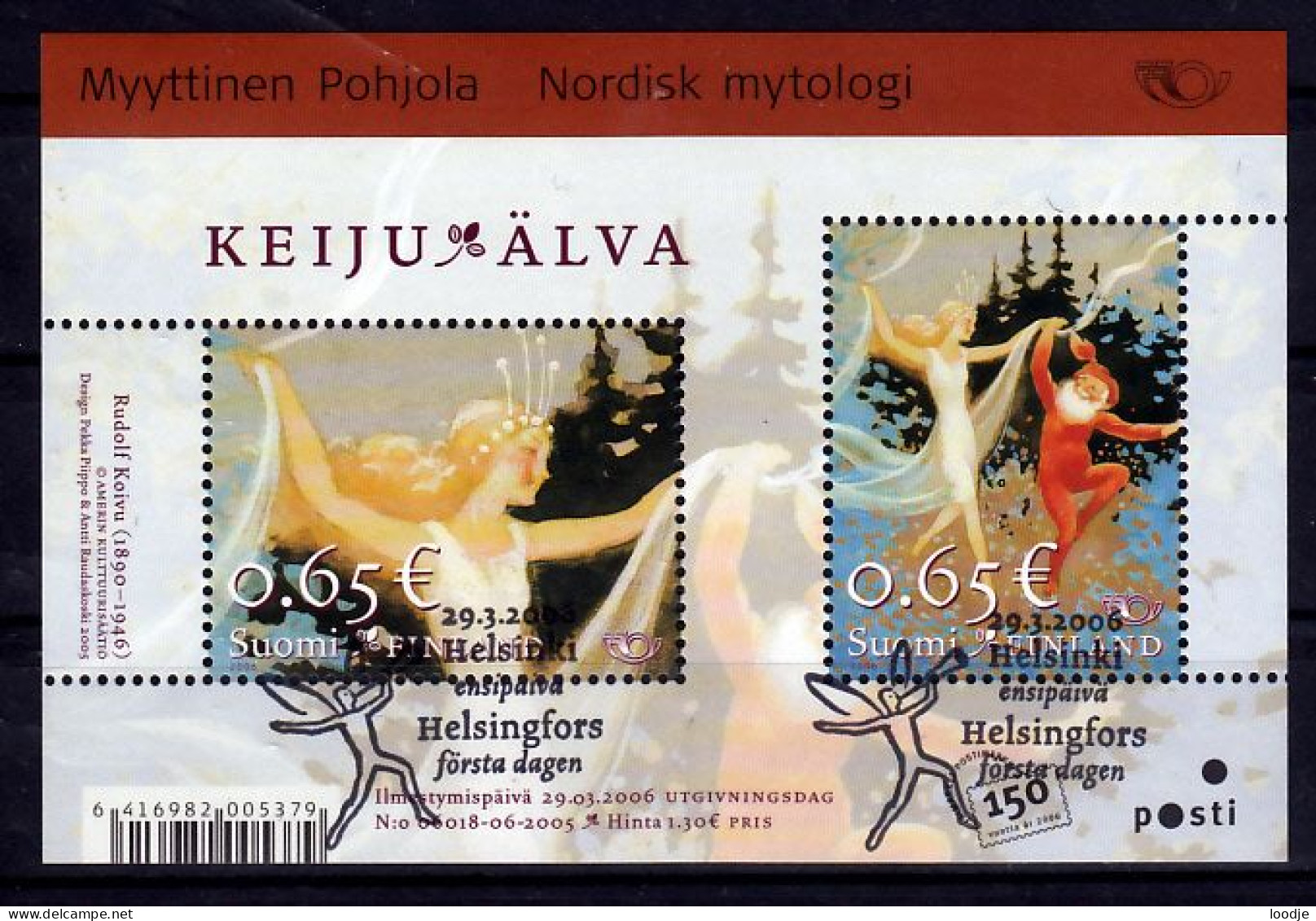 Finland Blok Mi 40 Norden 2006 Gestempeld - Used Stamps