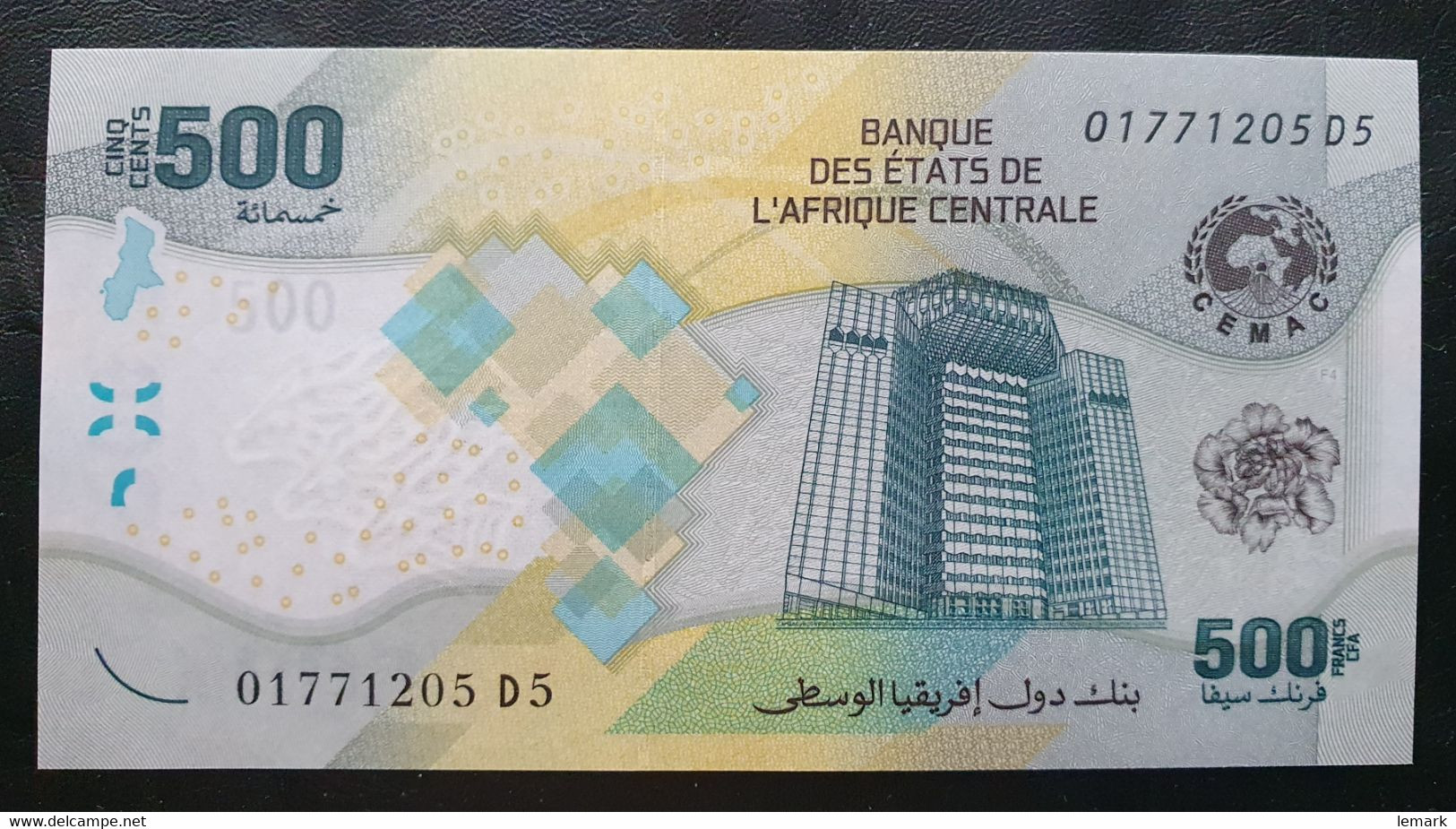 CAS 500 Francs 2022 P700  UNC - Stati Centrafricani