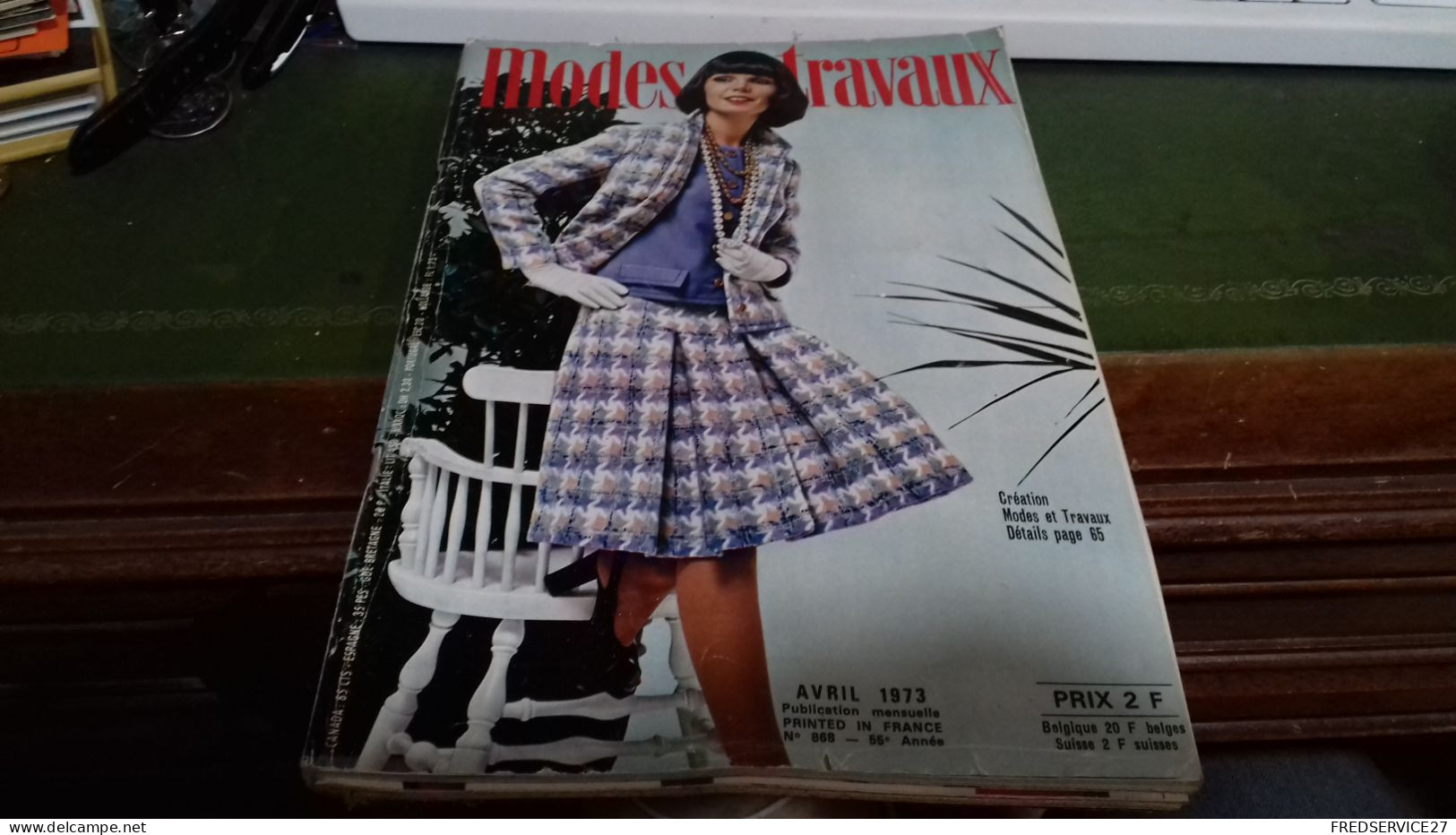 143 / MODES ET TRAVAUX N° 868 1973 - Fashion