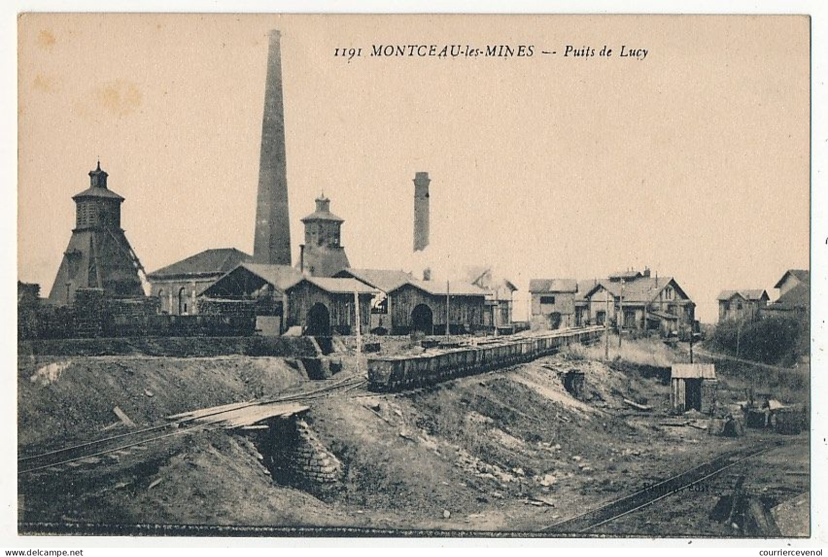 CPA - MONTCEAU-LES-MINES (Saône Et Loire) - Puits De Lucy - Montceau Les Mines