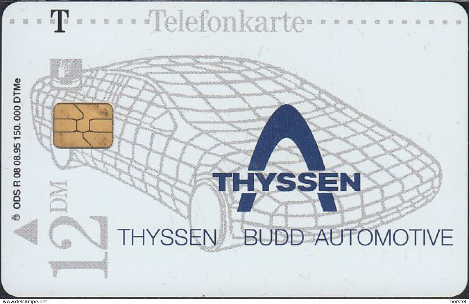 GERMANY R08/95  Thyssen Budd Automotive   DD: 2508 - R-Reeksen : Regionaal