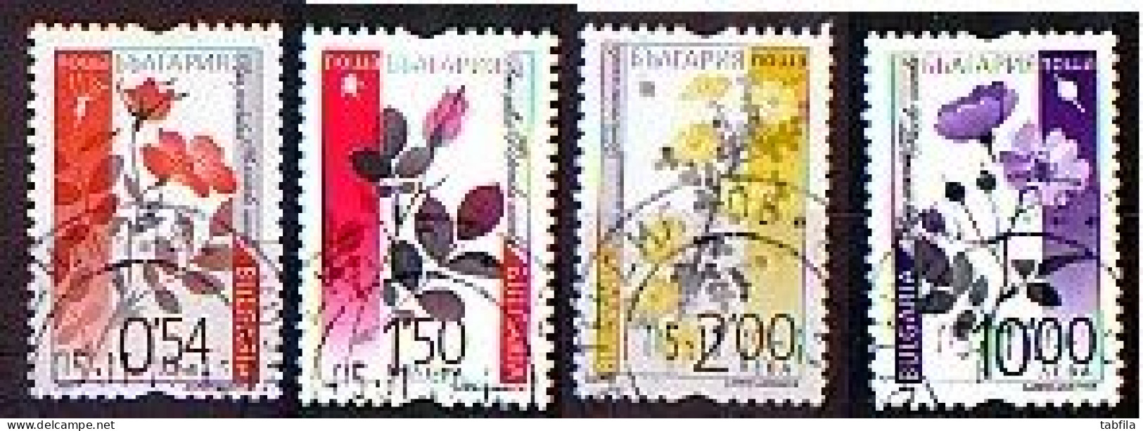 BULGARIA - 2006 - Serie Courant - Rosses - 4v Used - Oblitérés