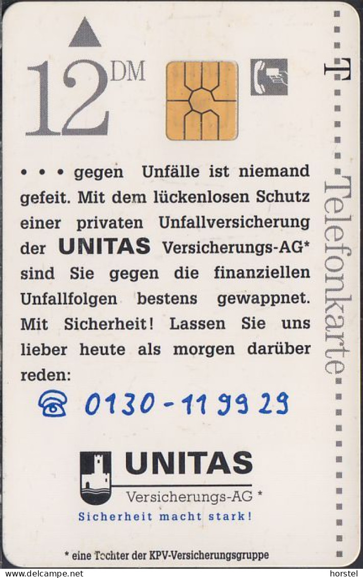 GERMANY R12/95  Kölner Postversicherung 3 - UNITAS - Ritter - Blau - R-Series : Régionales