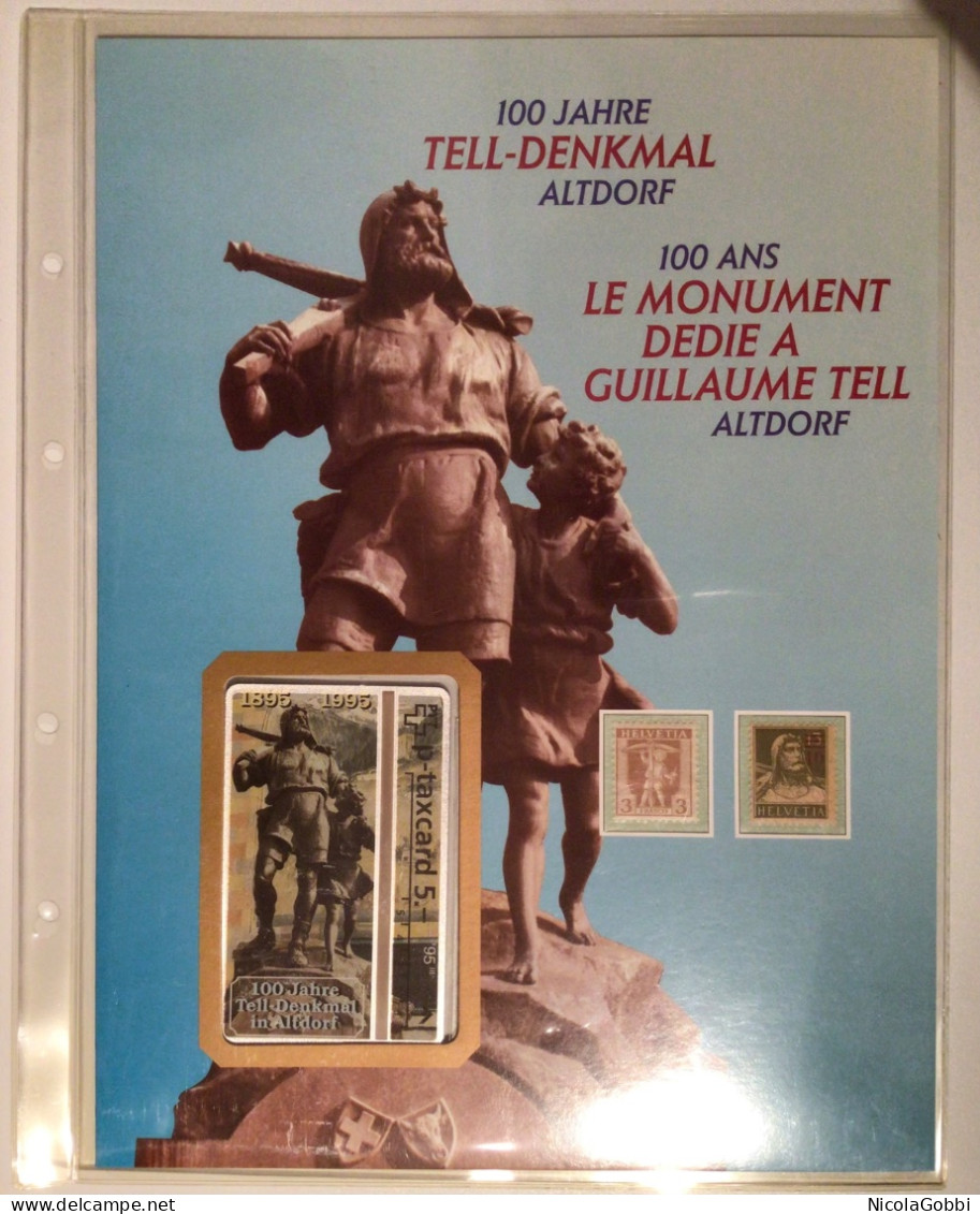 100 Jahre Tell Denkmal Altdorf Taxcard PTT / Briefmarken - Suisse