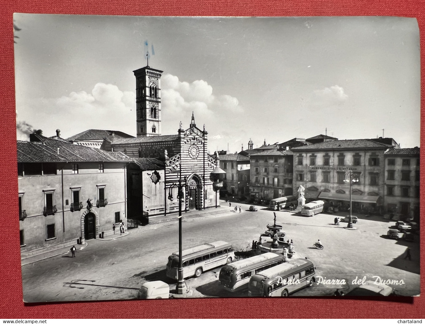 Cartolina - Prato - Piazza Del Duomo - 1958 - Prato