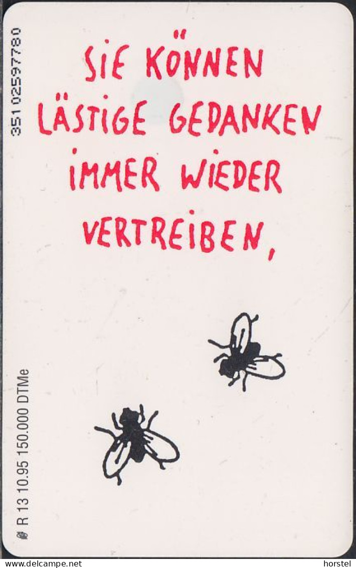 GERMANY R13/95  Kölner Postversicherung 4 - Fliegen - Rot - R-Series : Regions