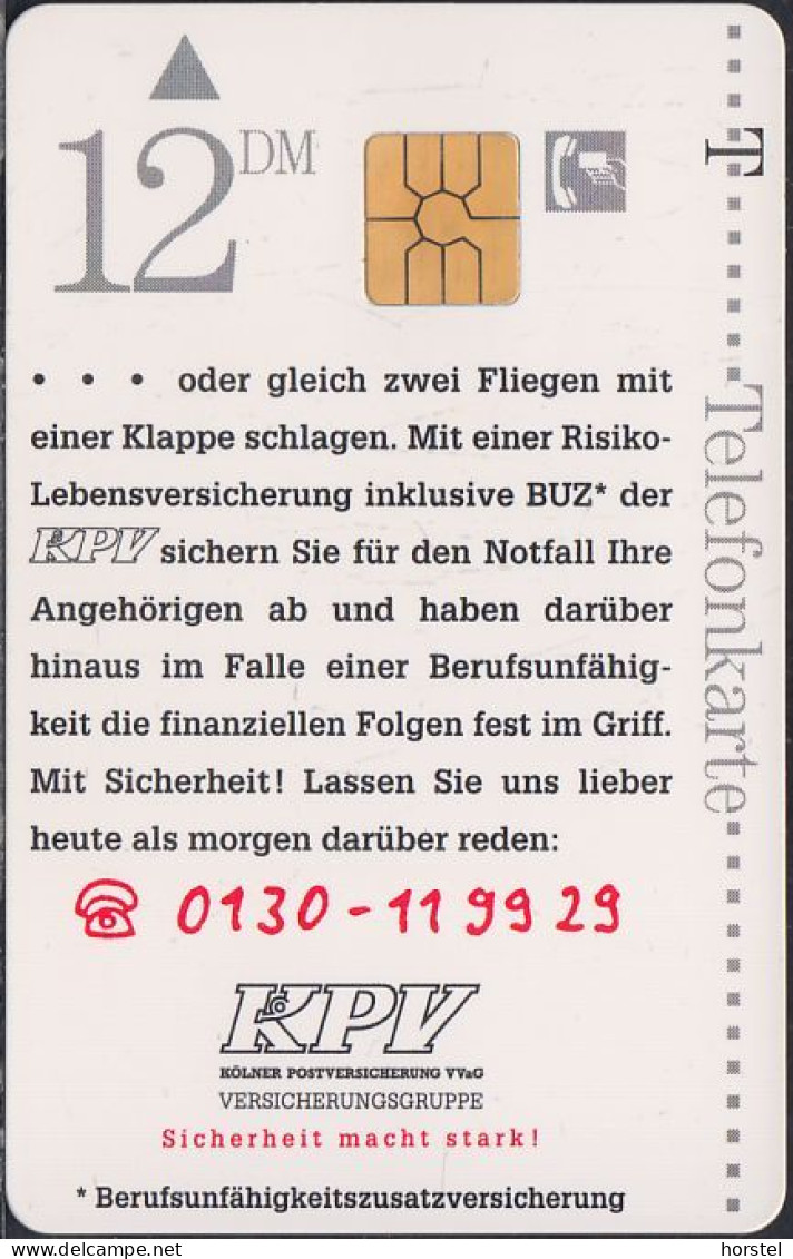 GERMANY R13/95  Kölner Postversicherung 4 - Fliegen - Rot - R-Series : Regions